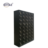 SMILE TECHNOLOGY Casier à téléphones portables en acier personnalisé à 45 compartiments avec serrure électronique numérique certifiée ISO9001 pour étudiants