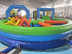 Parcours d'obstacles gonflable géant amusant et excitant pour enfants et adultes, avec bâche en PVC, qualité supérieure, bon <span class=keywords><strong>prix</strong></span> - Product Image 4