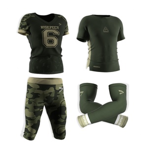 Sous-vêtements de football américain, couche de base de compression pour le rugby, panneau en maille à ventilation latérale, tissu à séchage rapide pour les joueurs des ligues - Product Image 2