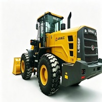 Wenig Betriebsstunden 5 Tonnen SDLG L956F Radlader mit Klimakabine für Sand- und Steinbeladung