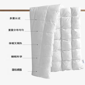 <b>Weighted</b> <b>Blanket</b> Bamboo Fiber And Pure Cotton Quilted White Folded For Home Hospital Hotel Use - Product Image 2