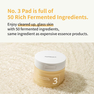 Almohadillas Faciales No3 Radiance Glowing Jumbo Essence Pad, Iluminadoras e Hidratantes con Niacinamida y Ácido Hialurónico - Product Image 3