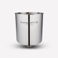 Shengyuan 304 acier inoxydable de qualité alimentaire 50L trémie pâte-liquide Machine de distribution entonnoir de rotation fabrication de tôle de lait