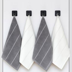 Cotton With Hanging Loop Soft Absorbent Lint Free Tea Towels and Multi Purpose Dish Cloths for <b>Kitchen</b> Cleaning - Product Image 1