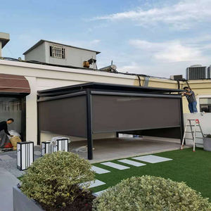 Persianas <span class=keywords><strong>enrollables</strong></span> transparentes <span class=keywords><strong>para</strong></span> balcón motorizado al aire libre a prueba de agua <span class=keywords><strong>para</strong></span> la terraza - Product Image 2