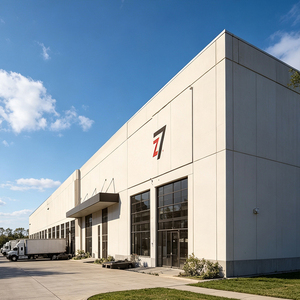 Edificio Industrial Prefabricado de Gran Envergadura con Estructura de Acero Modular de Alta Resistencia para Parque Logístico o Depósito - Product Image 1