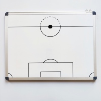 Pizarra táctica de mano magnética para entrenadores, tablero de entrenamiento de doble cara, 60x45 CM