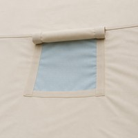 Tente Gonflable Compacte 6,3 m² Colonne d'Air Standard Oxford 210D Kaki 3-4 Personnes Famille Portable Facile à Monter Glamping Camping