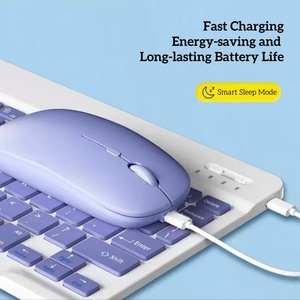 Tùy Chỉnh Có Thể Sạc Lại 3D Chuột Không Dây 78-Key Mini Cấu Hình Thấp Bàn Phím Tùy Chỉnh BT Không Dây Di Động Mỏng Bàn Phím Và Chuột Combo - Product Image 4