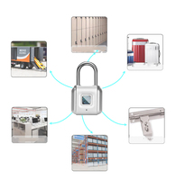 Cadenas intelligent sans clé étanche pour l'électronique à la maison Serrure d'empreintes digitales pour le voyage Smartlock