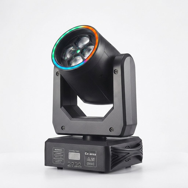 150W DMX512 Sound-Activated Controlled Laser Rotating Beam Stage Light Moving Head Pattern Projector