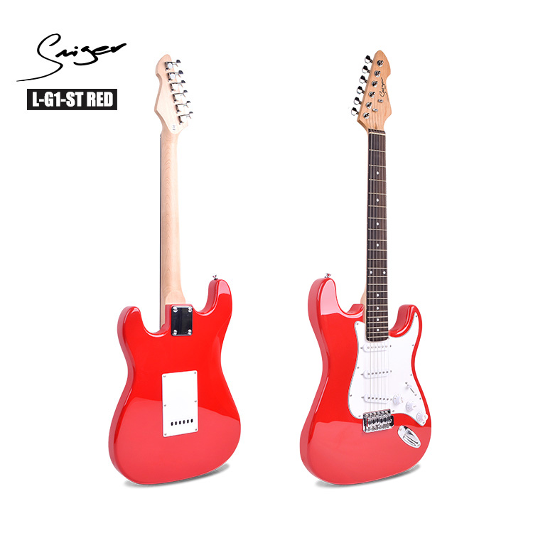 Combo Electric Guitar for Beginners, 6 Strings, OEM Available