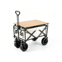 Table pliante de camping de grande taille avec cadre en acier au design moderne et matériaux durables