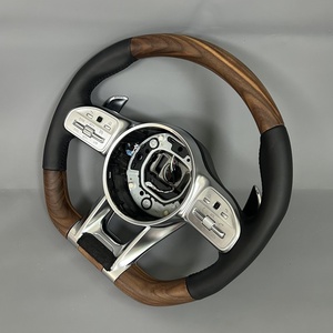 Volante de madera personalizado y ensamblado a medida para <span class=keywords><strong>Mercedes</strong></span> Benz GLC 43 <span class=keywords><strong>GLS</strong></span> <span class=keywords><strong>600</strong></span> GLE 43 GLE53 GLE 63 - Product Image 2