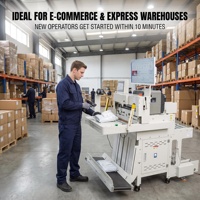 Machine d'emballage et de remplissage de sacs de courrier entièrement automatique à grande vitesse / Ensacheuse automatique de pochettes en polyéthylène contrôlée par PLC pour l'e-commerce express