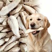 Friandises pour chiens et chats OEM Premium, morceaux de poitrine de poulet lyophilisés, 100% viande naturelle, saveur poulet, riches en protéines et faibles en matières grasses