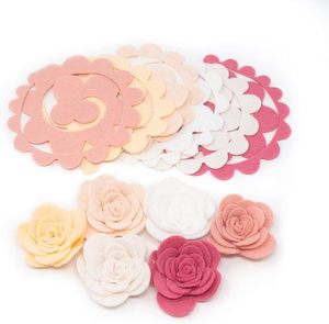 Rosas <span class=keywords><strong>de</strong></span> Fieltro <span class=keywords><strong>de</strong></span> Lana en Diferentes Colores SIN MONTAR, Kits <span class=keywords><strong>de</strong></span> Apliques <span class=keywords><strong>de</strong></span> Flores, Manualidades DIY, Decoración Personalizada para el Día <span class=keywords><strong>de</strong></span> la Madre - Product Image 3
