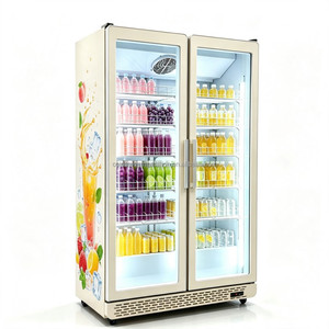 Vitrinas Refrigeradas Comerciales de 2 Puertas con Vidrio Completo y Vitrinas Refrigeradas para Bebidas en la Industria Gastronómica - Product Image 5