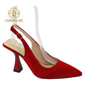 Zapatos de Tacón Alto con Plataforma Ligera para Mujer Ca212-5 <span class=keywords><strong>Carmen</strong></span>, con Tacones Finos, Plantilla de PU, Cierre Deslizante - Product Image 5