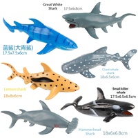 Fabricant en vente directe : Ensemble de modèles d'animaux marins 3D en PVC, jouet pour enfants, cadeau, décorations grand format Requin, Baleine, Dauphin