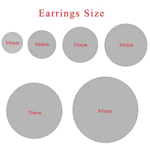 Designer Luxury Brand Stainless Steel Jewelry Custom Hoop Earrings
