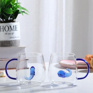 ถ้วยแก้วลายการ์ตูนรูปสัตว์และพืช3D สามมิติสุดสร้างสรรค์ - Product Image 3