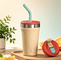 Tasse à café isotherme portable en acier inoxydable Hong Ling – Haut de gamme, anti-fuite, pour usage quotidien
