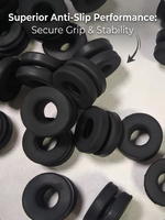 Service de découpe sur mesure de passe-câbles en caoutchouc EPDM double face pour isolation électrique et amortissement des vibrations, certifié ROHS