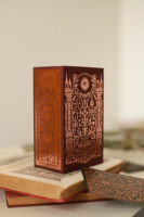 Cartes de tarot Kingcards Gold Edge, finition mate, impression personnalisée, jeu d'oracle avec guide, vente en gros, lecture spirituelle