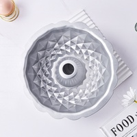 Nouveau moule à gâteau chiffon antiadhésif en acier au carbone, compatible four, avec emballage en boîte colorée, pour cuisson au four