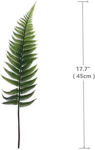 Plantas Artificiales Realistas de Plástico, Hojas de Helecho Plumosa para Centros de Mesa de Boda, Decoración, Arreglos Florales - Product Image 4