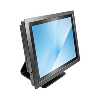 Panel PC Industrial de 15 Pulgadas con Pantalla Táctil Capacitiva Integrada en Panel de Aluminio, Montado en Pared, con CPU Intel I5 de 12.ª Generación y Doble LAN