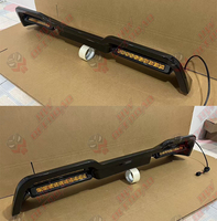 Barre lumineuse de toit tout-terrain 4x4 avec lumières LED ambrées pour Chery Jetour T2 Traveler 2024 ABS Auto Parts Pickup Toit Spot Light
