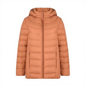Chaqueta <span class=keywords><strong>de</strong></span> Mujer para Otoño e Invierno, Nueva, Ligera, Ultrafina, <span class=keywords><strong>de</strong></span> Nailon, 90% Plumón <span class=keywords><strong>de</strong></span> Pato Blanco, Capucha Desmontable, Talla Grande, Corte Ajustado - Product Image 1