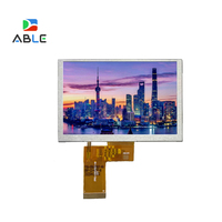 Pantalla HMI Industrial de 5 Pulgadas, 800x480 IPS, RGB, 40 Pines, 500cd/m2, Módulo de Pantalla LCD TFT de Alto Brillo con Amplio Rango de Temperatura