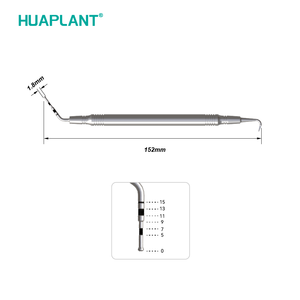 Jauge de profondeur d'implant dentaire manuelle en alliage de titane pour instrument de chirurgie HUAPLANT Marque compatible avec Osstem Dentium Nobel - Product Image 5