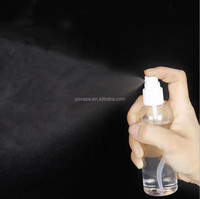 Bouteille PET transparente à pompe doseuse, à épaulement rond, pour liquides, 30ml 50ml 60ml 100ml 120ml 2 oz 4oz, avec pulvérisateur à brume fine