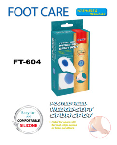 Cuscinetto <span class=keywords><strong>in</strong></span> <span class=keywords><strong>Gel</strong></span> Morbido Antiscivolo per Tallone, per Scarpe Casual e Camminata Quotidiana, Supporto per Tallone FT-604 - Product Image 1