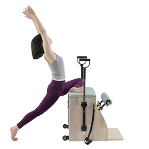 AOC-PL009 Chaise Wunda en chêne classique, équipement de Pilates en gros, équipement de <span class=keywords><strong>yoga</strong></span> et de Pilates - Product Image 5