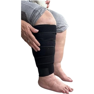 Neopren-Wadenbandage für große Waden, verbessert die Durchblutung und reduziert Muskelanschwellungen, für Damen und Herren, extra große Größe 50-57 cm - Product Image 1