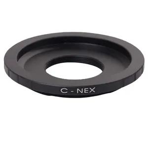 C-NEX Cマウントレンズ用レンズアダプターリングからSonyNEXEマウントカメラブラック用