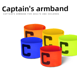 Brassard de Capitaine <span class=keywords><strong>Amazoo</strong></span>, en Polyester et Caoutchouc, Durable, pour Enfants et Adultes, Aide à l'Entraînement de Groupe, Équipement de Dirigeant - Product Image 1