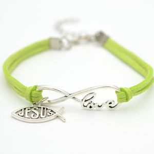 De moda infinito amor con Jesús encantos colgante trenzado <span class=keywords><strong>pulsera</strong></span> de la <span class=keywords><strong>amistad</strong></span> de Jesús pulseras - Product Image 5