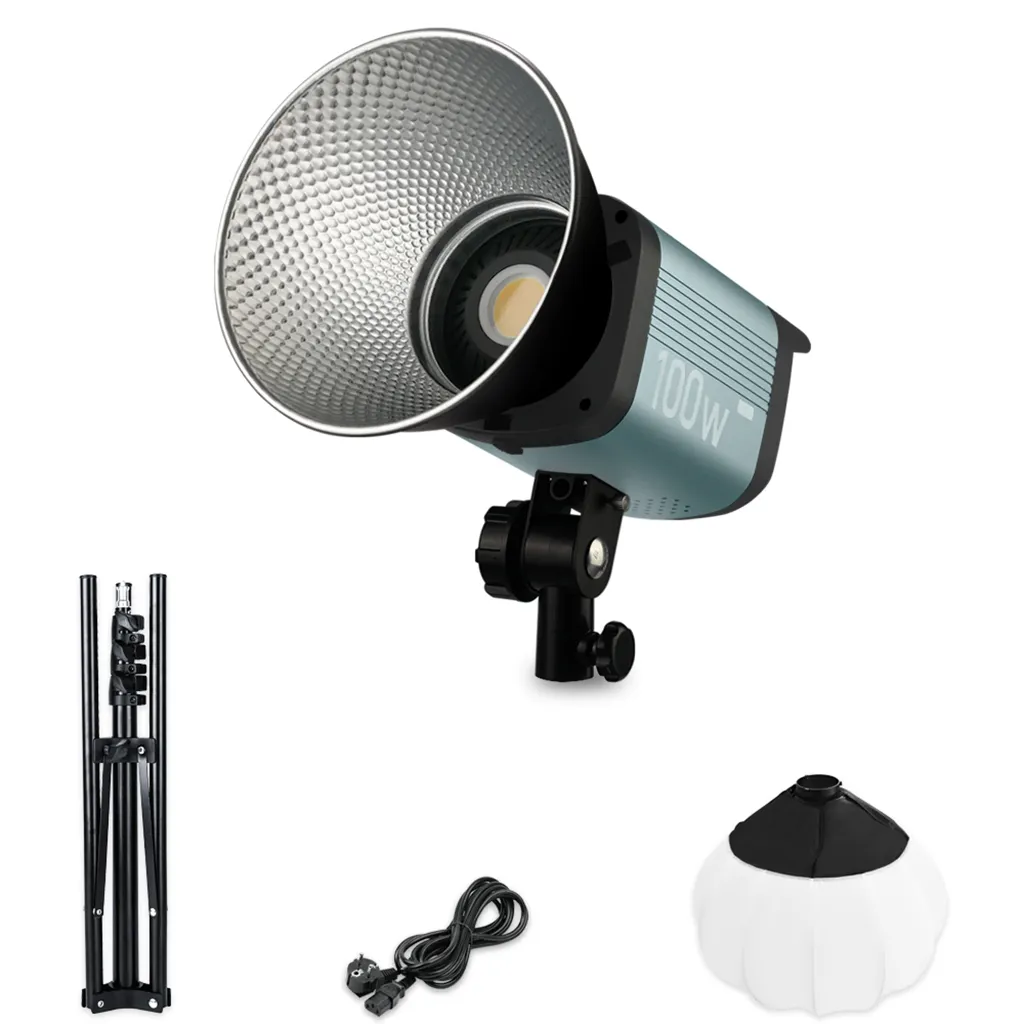 100W COB LED Continuous Live-streaming Video Studio Light Photographic Lighting Bowens Mount