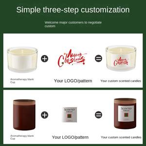 Vela Aromática de Cera de Soja con Diseño de Placa de Madera de Dibujos Animados, Poema Oculto, Confesión Romántica, Adornos de Cumpleaños, Ceremonia a Mano - Product Image 3