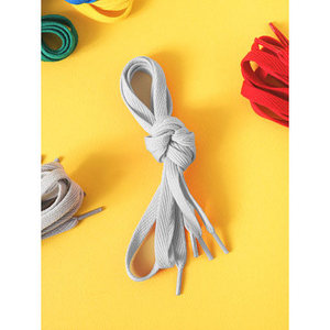 2 pièces de lacets de chaussures athlétiques diagonaux élastiques de 10 mm de large en polyester-paire - Product Image 1