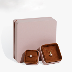 Nuevo Estuche de Joyería de Cuero PU con Logotipo Personalizado, Juego de Cajas para Collares, Anillos, Aretes y Pulseras, Caja de Regalo para Almacenamiento de Joyas - Product Image 2