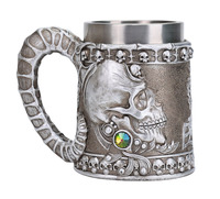 Nouveau Halloween Décoratif Horrible Visage Crâne 600ML Gobelet Tasse Nuit Bar Vaisselle Creative Ornement Bière Tasses pour Bureau