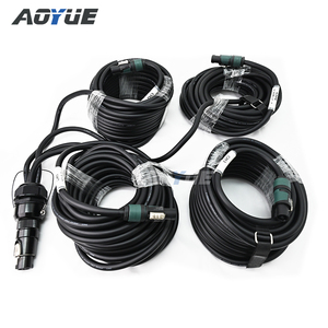Câble audio multipaire NLT8/F vers NL4*4, 2×4mm²x15m (sur mesure), avec presse-étoupe Neutrik Speakon MG40A de qualité industrielle - Product Image 1