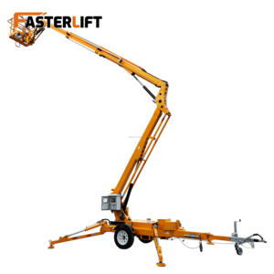 מעלית הרמה ניידת קטנה מתוצרת סין, דגם Skyjack JLG Haulotte, בגובה 16 מטר, ניתנת לגרירה, למכירה - Product Image 1